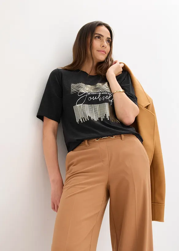 Longsleeve met print, bonprix