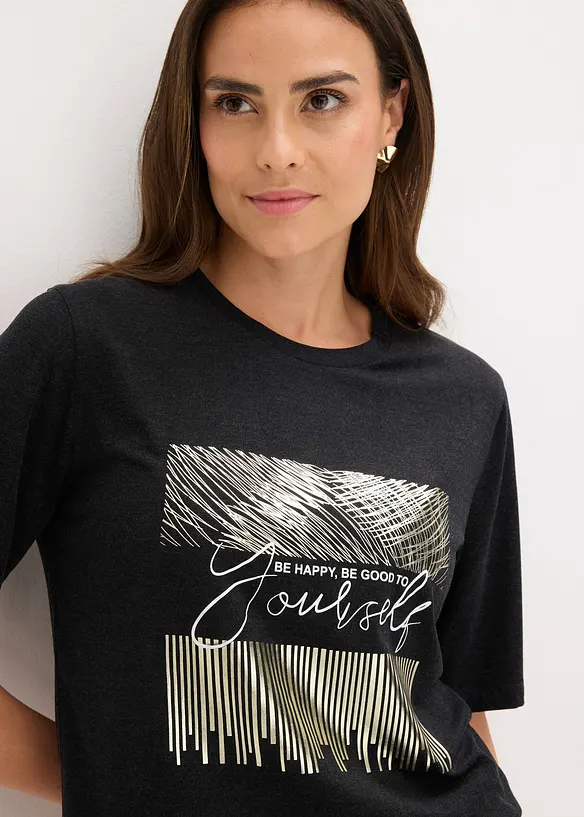 Longsleeve met print, bonprix