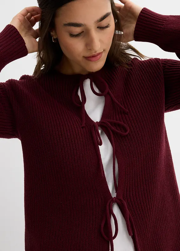Vest met strikdetails, bonprix