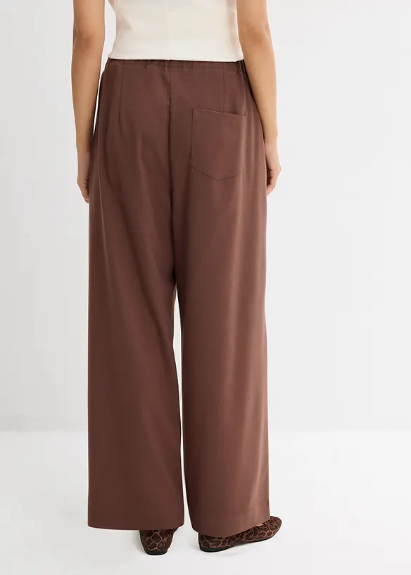 Broek met functionele details van een viscose-mix, bonprix
