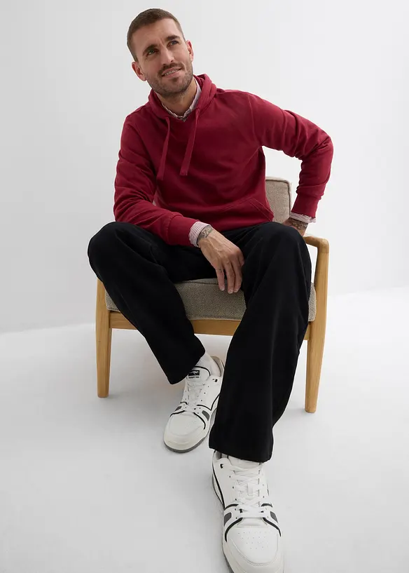 Relaxed fit twillbroek met comfortband, straight, bonprix