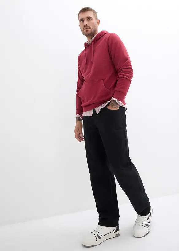 Relaxed fit twillbroek met comfortband, straight, bonprix