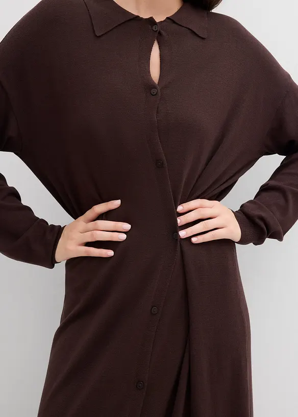 Gebreide jurk van viscosemix, bonprix