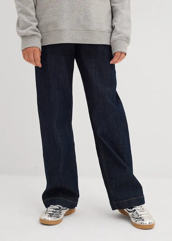 Wide leg jeans, mid waist, bonprix