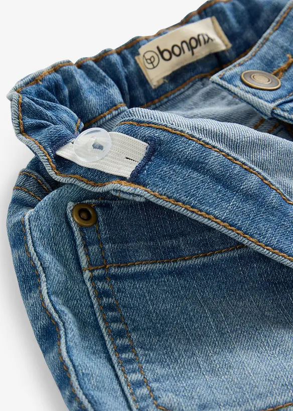 Bootcut meisjes jeans, mid waist, bonprix