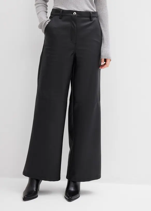Imitatieleren broek, bonprix