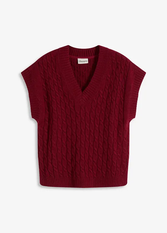 Spencer met kabelpatroon, bonprix