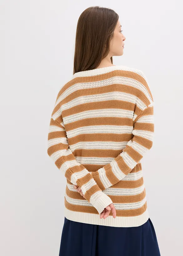 Oversized trui van katoen, bonprix