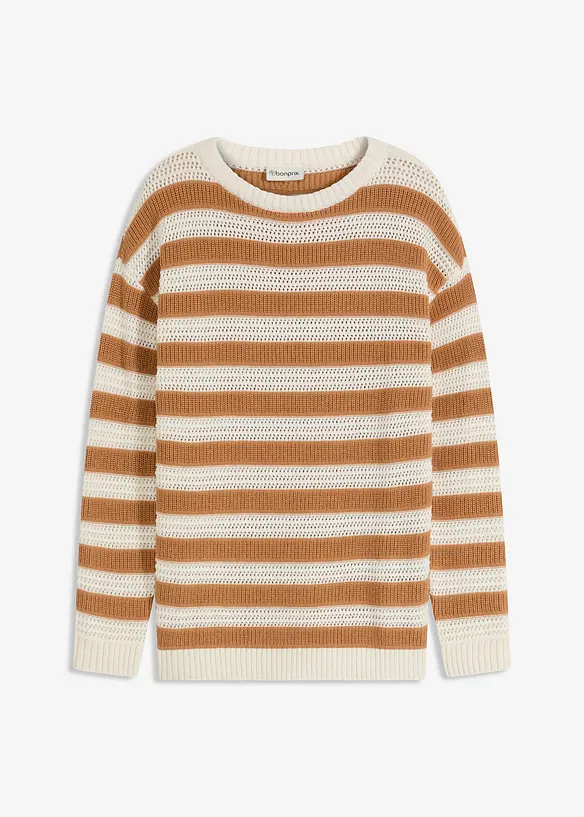 Oversized trui van katoen, bonprix