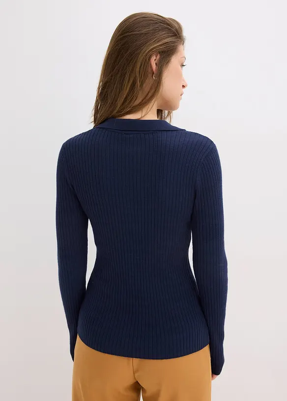 Trui in zachte viscosemix, bonprix