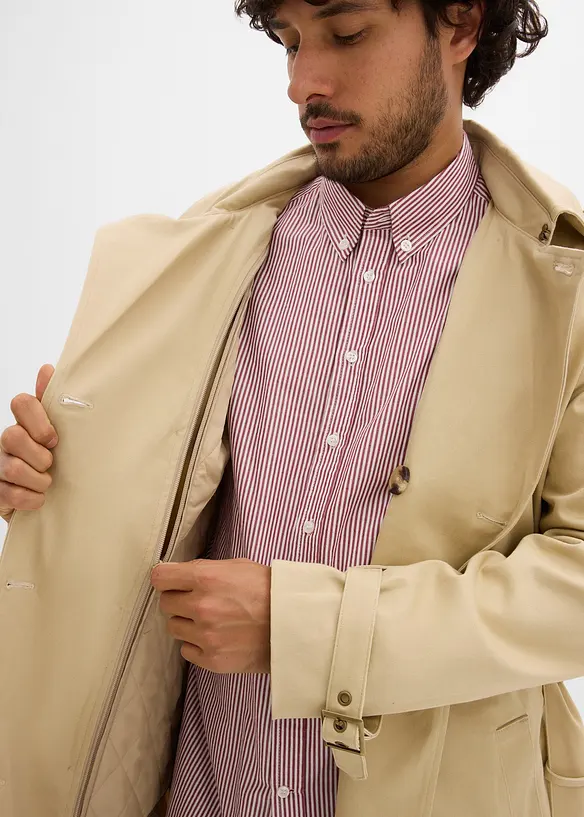 2-in-1 trenchcoat met afneembare capuchon, waterafstotend, bonprix