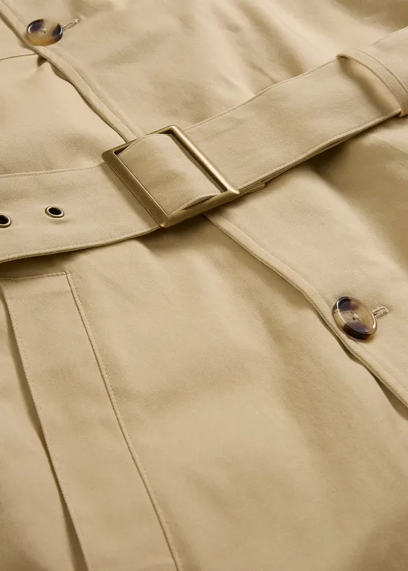 2-in-1 trenchcoat met afneembare capuchon, waterafstotend, bonprix
