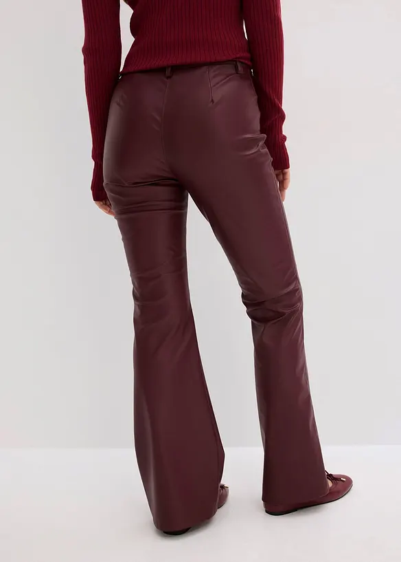 Imitatieleren broek, bonprix