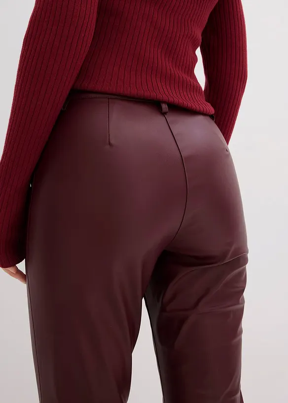 Imitatieleren broek, bonprix