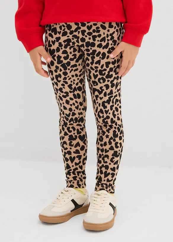 Legging met biologisch katoen (set van 2), bonprix