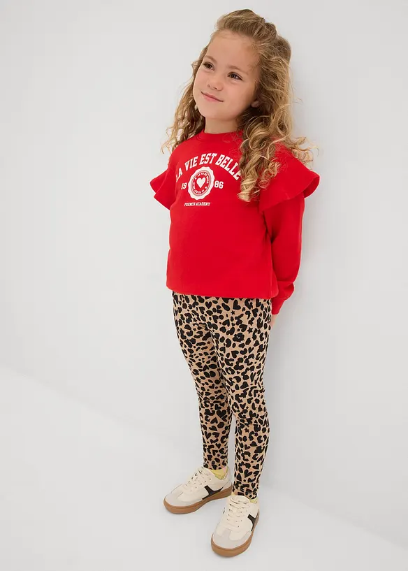 Legging met biologisch katoen (set van 2), bonprix