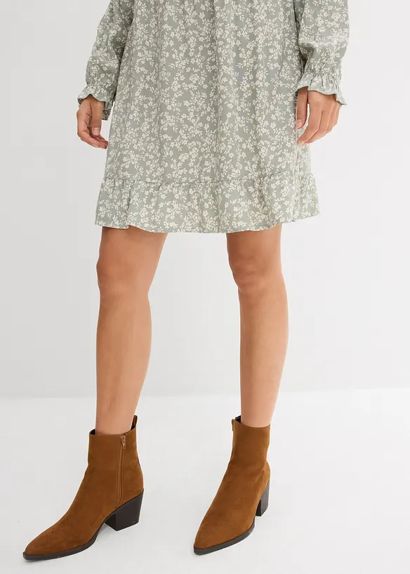 Mini jurk van soepele viscose, bonprix