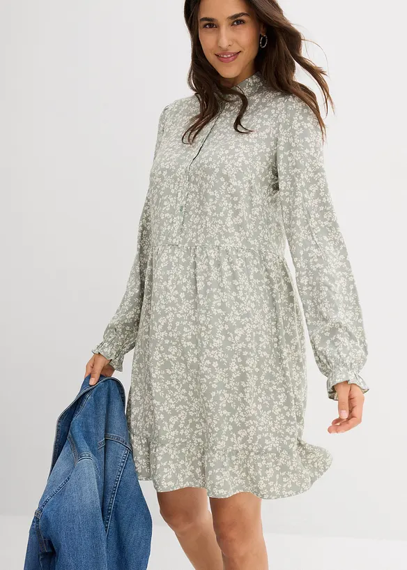 Mini jurk van soepele viscose, bonprix