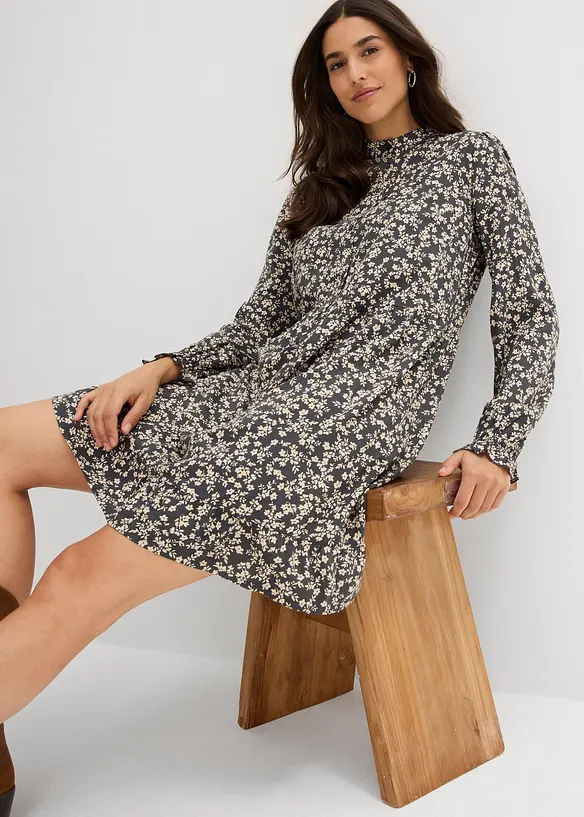 Mini jurk van soepele viscose, bonprix