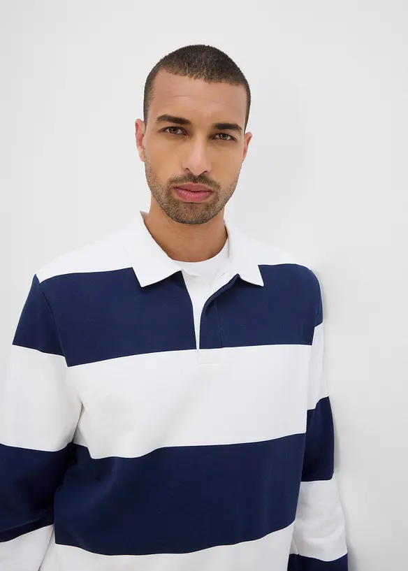 Rugby sweater van biologisch katoen, bonprix