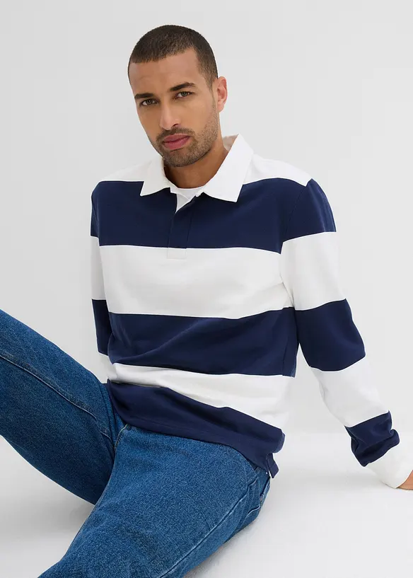 Rugby sweater van biologisch katoen, bonprix