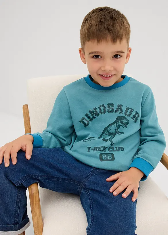 Sweater van een zachte katoenmix, bonprix
