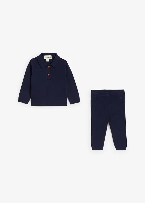 Polo trui en legging (2-dlg. set), bonprix