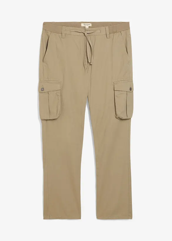 Regular fit cargo broek, straight, bonprix
