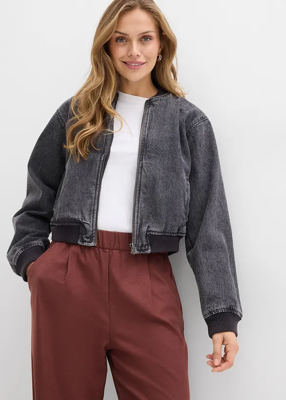 Marlene Dietrich broek in wollen look, bonprix