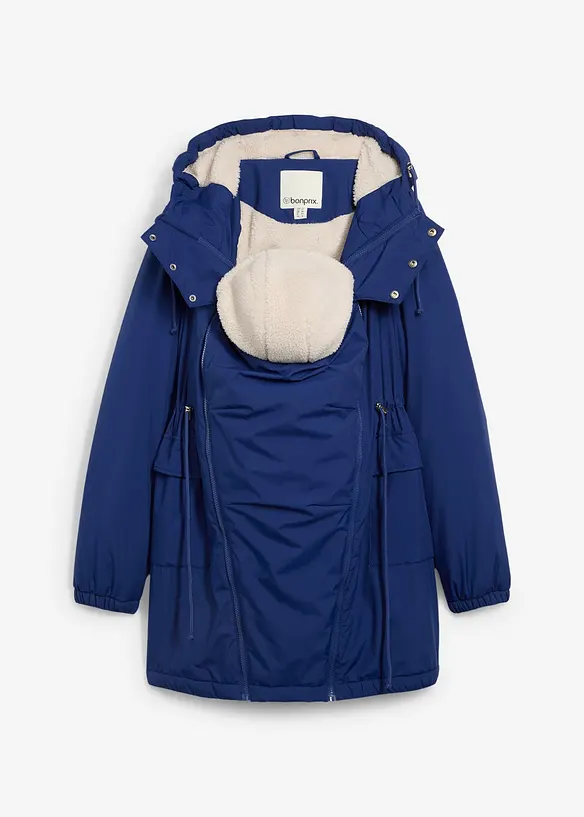 Warm, gevoerde zwangerschaps- en babyparka, bonprix