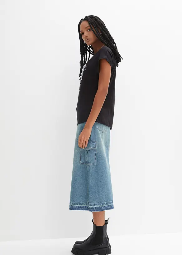 Shirt met pailletten, bonprix