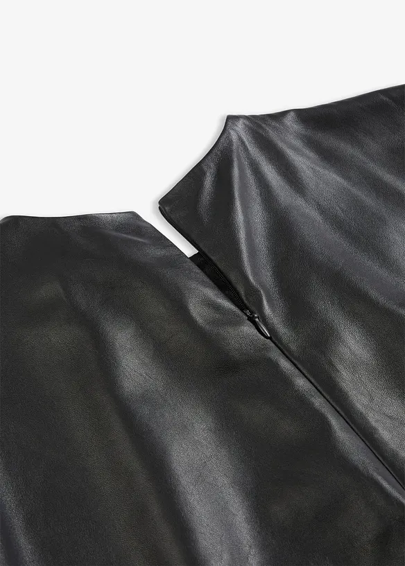 Leren tuniek van lamsnappa, bonprix