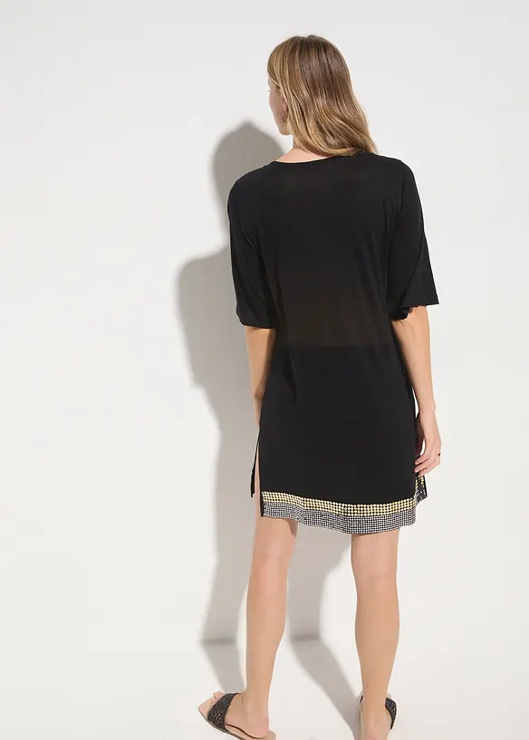Transparante strandtuniek van viscose, bonprix