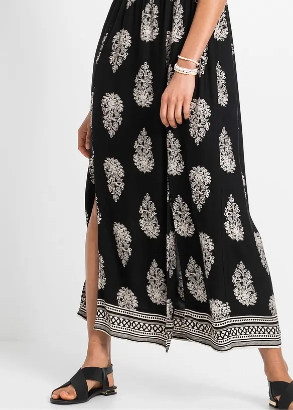 Carmen jurk van soepel viscose, bonprix