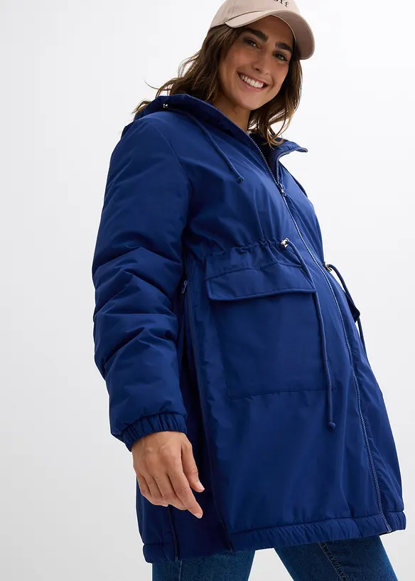 Warm, gevoerde zwangerschaps- en babyparka, bonprix