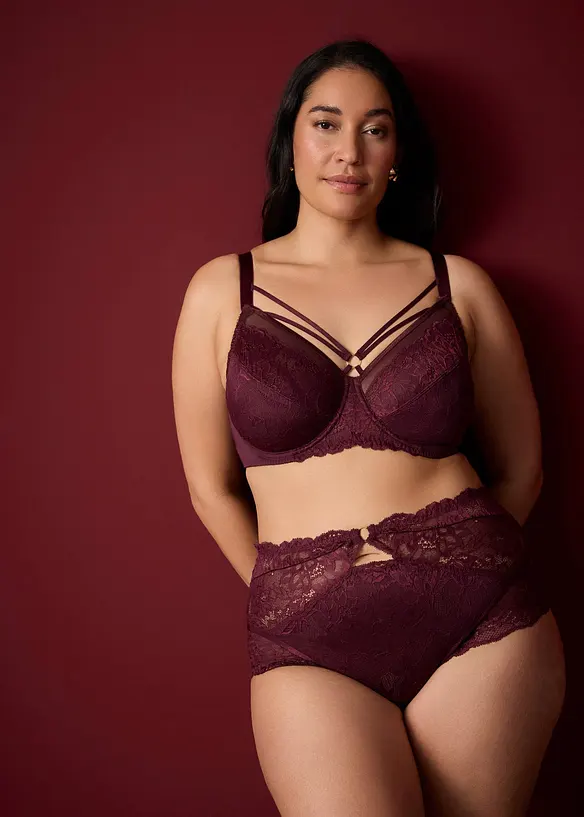 Minimizer bh met sierlijk kant, bonprix