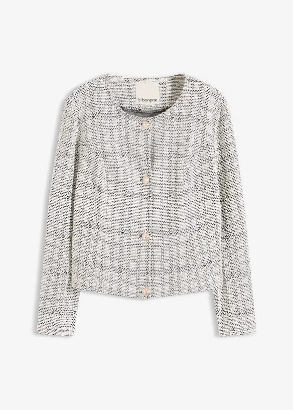 Bouclé vest van katoen, bonprix