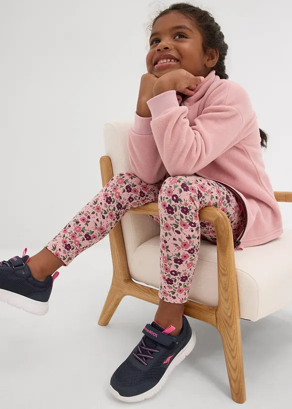 Legging in een elastische katoenmix (set van 2), bonprix