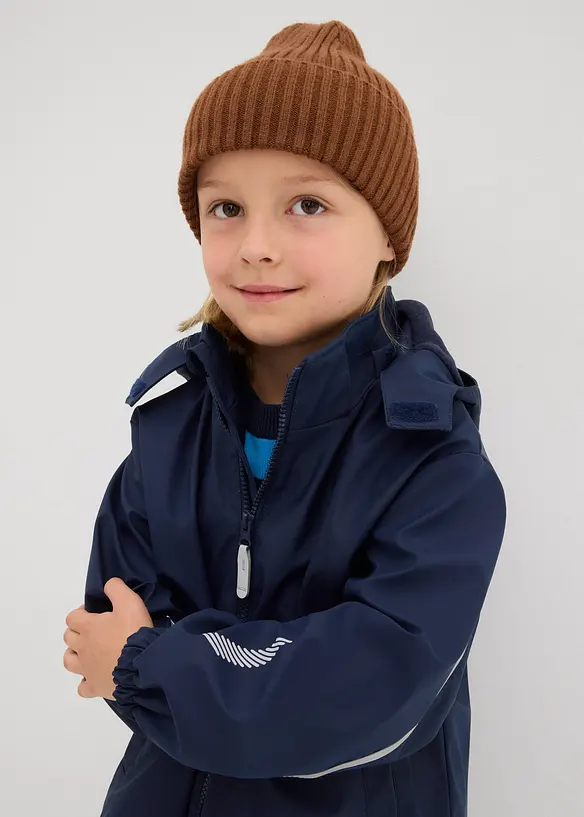 Waterafstotende thermische regenjas met capuchon, bonprix