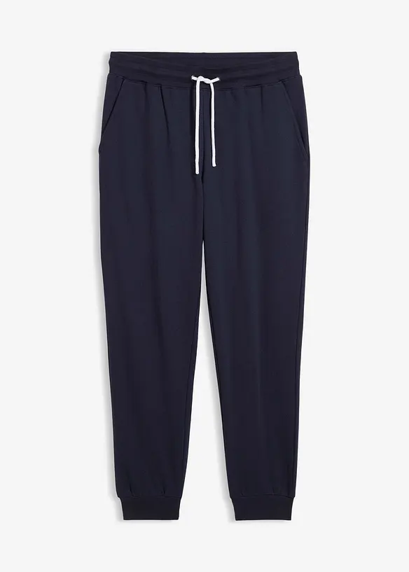 Joggingbroek met geribde boorden aan de onderrand, bonprix