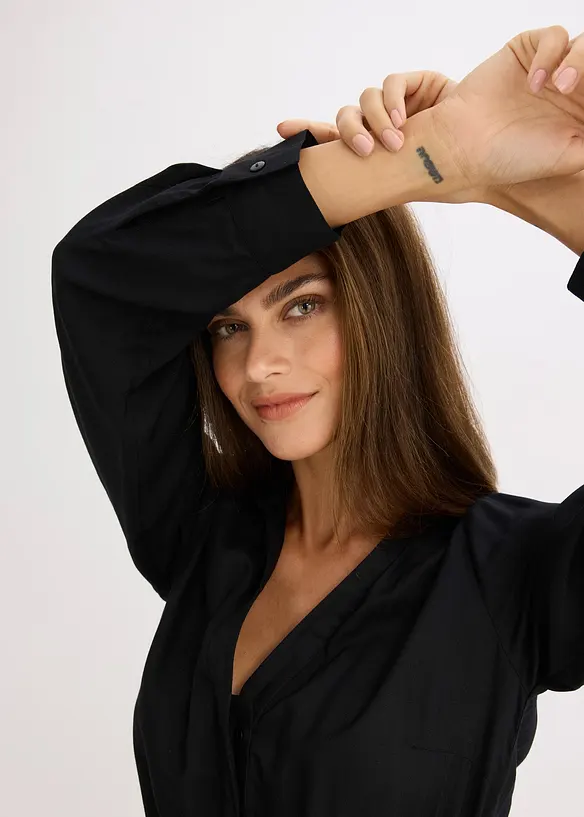 Maxi jurk gedessineerd, bonprix