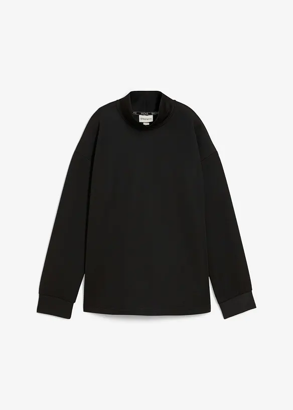 Scuba-shirt met opstaande kraag, bonprix