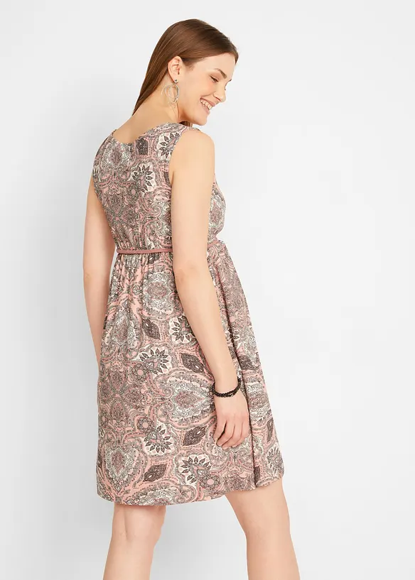 Zwangerschapsjurk/voedingsjurk met viscose, bonprix