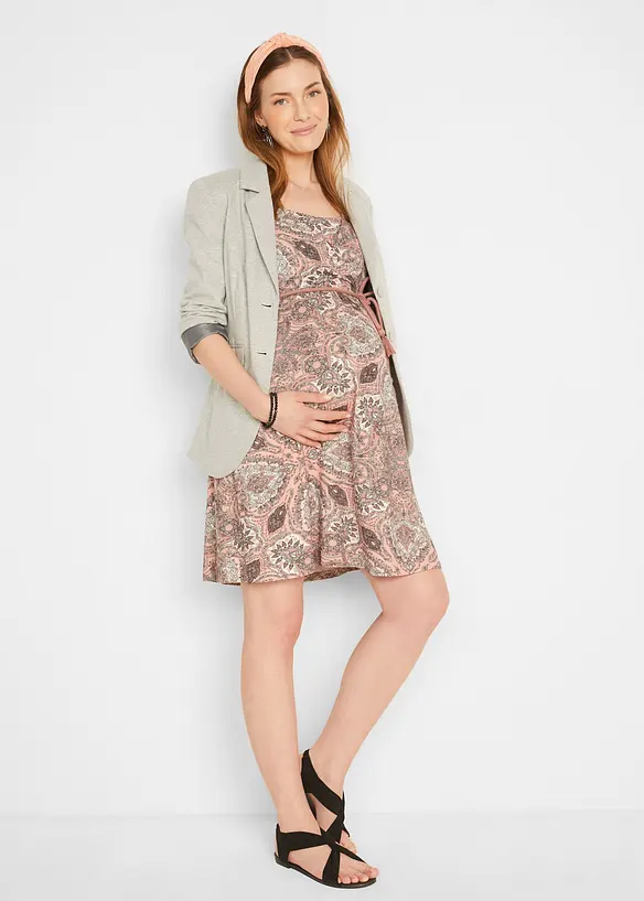 Zwangerschapsjurk/voedingsjurk met viscose, bonprix