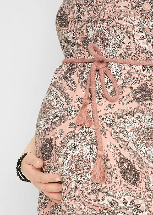 Zwangerschapsjurk/voedingsjurk met viscose, bonprix