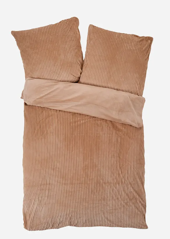 Cashmere Touch dekbedovertrek in corduroy-look, bonprix