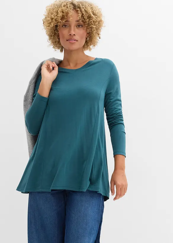 Longsleeve van zachte viscose, bonprix