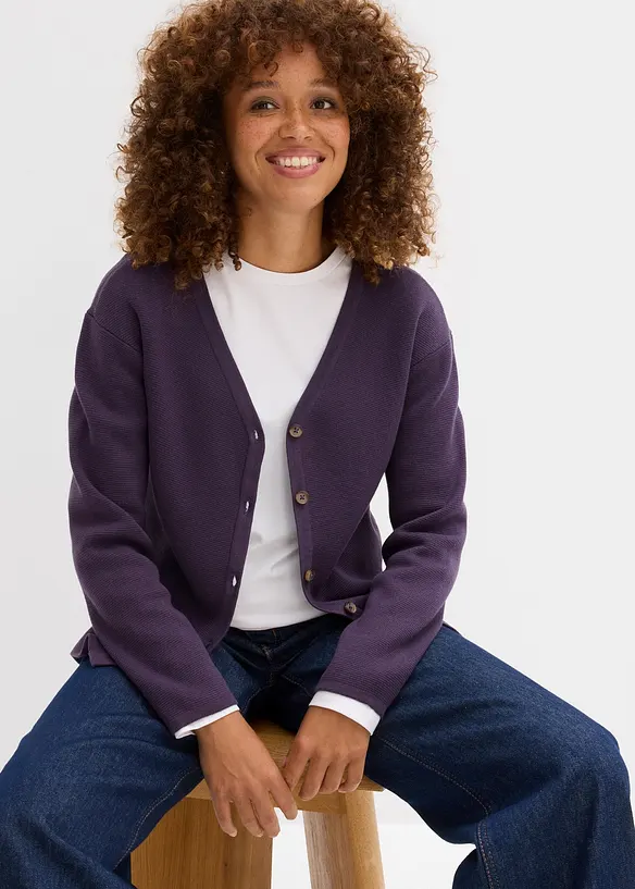 Fijn gebreid vest, bonprix