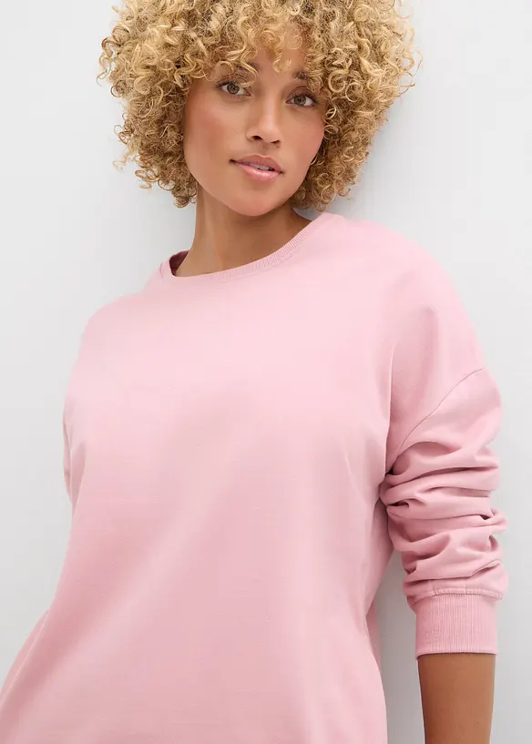 Oversized sweater van katoen, bonprix