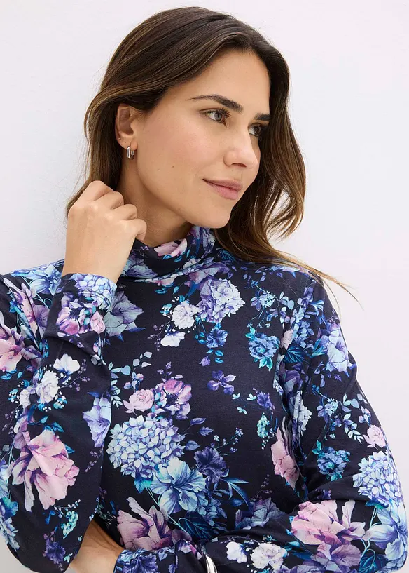 Longsleeve in een zachte viscosemix, bonprix